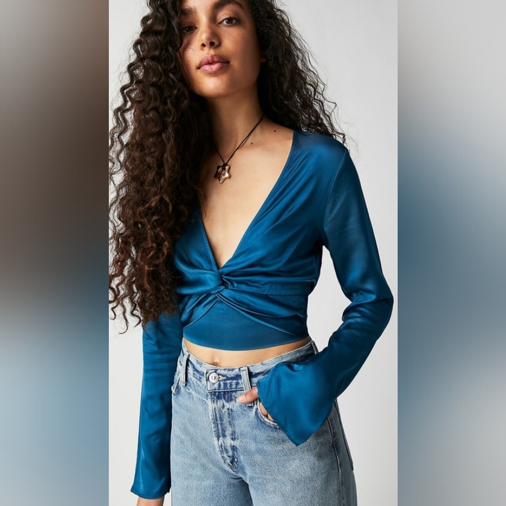 NEW Free People Miraya Top in Corsair M